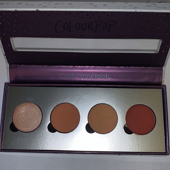 Low Key Colourpop 4 Pan Eyeshadow Palette W Stars - Picture 3 of 13